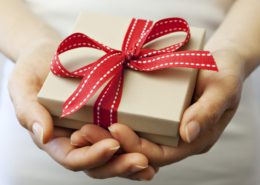 A photo of a person holding a wrapped gift with their two hands | Amitylux Tours | Guided Tours | VIP & Luxury Experiences