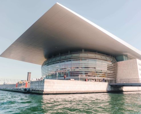 A photo from the outside of the Copenhagen Opera House | The Best Architectural Buildings in Copenhagen | Amitylux Tours | Guided Tours | VIP & Luxury Experiences