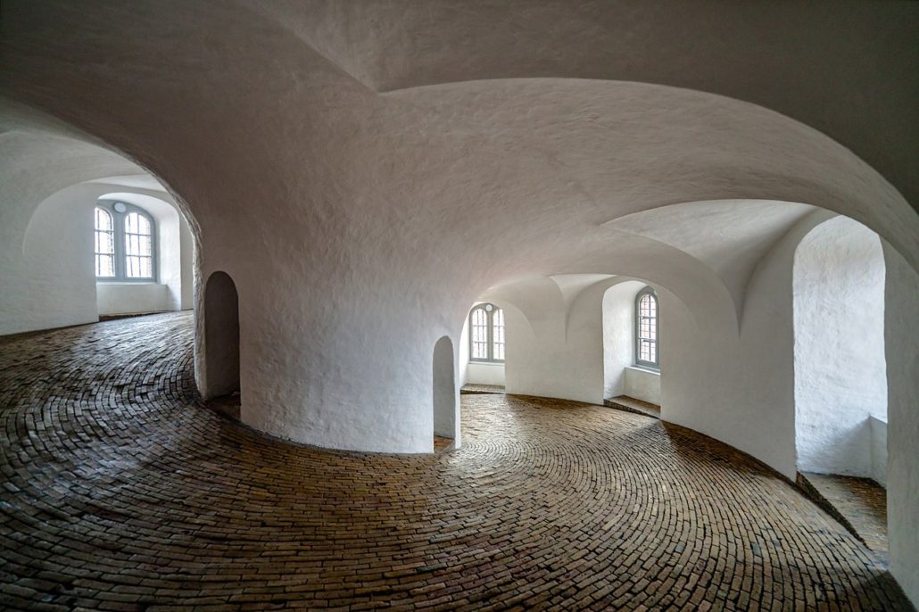 An inside photo of The Round Tower | Weekend in Copenhagen: The Ultimate Must See Guide | Amitylux Tours | Scandinavian Guided Tours | VIP & Luxury Experiences in the Nordics