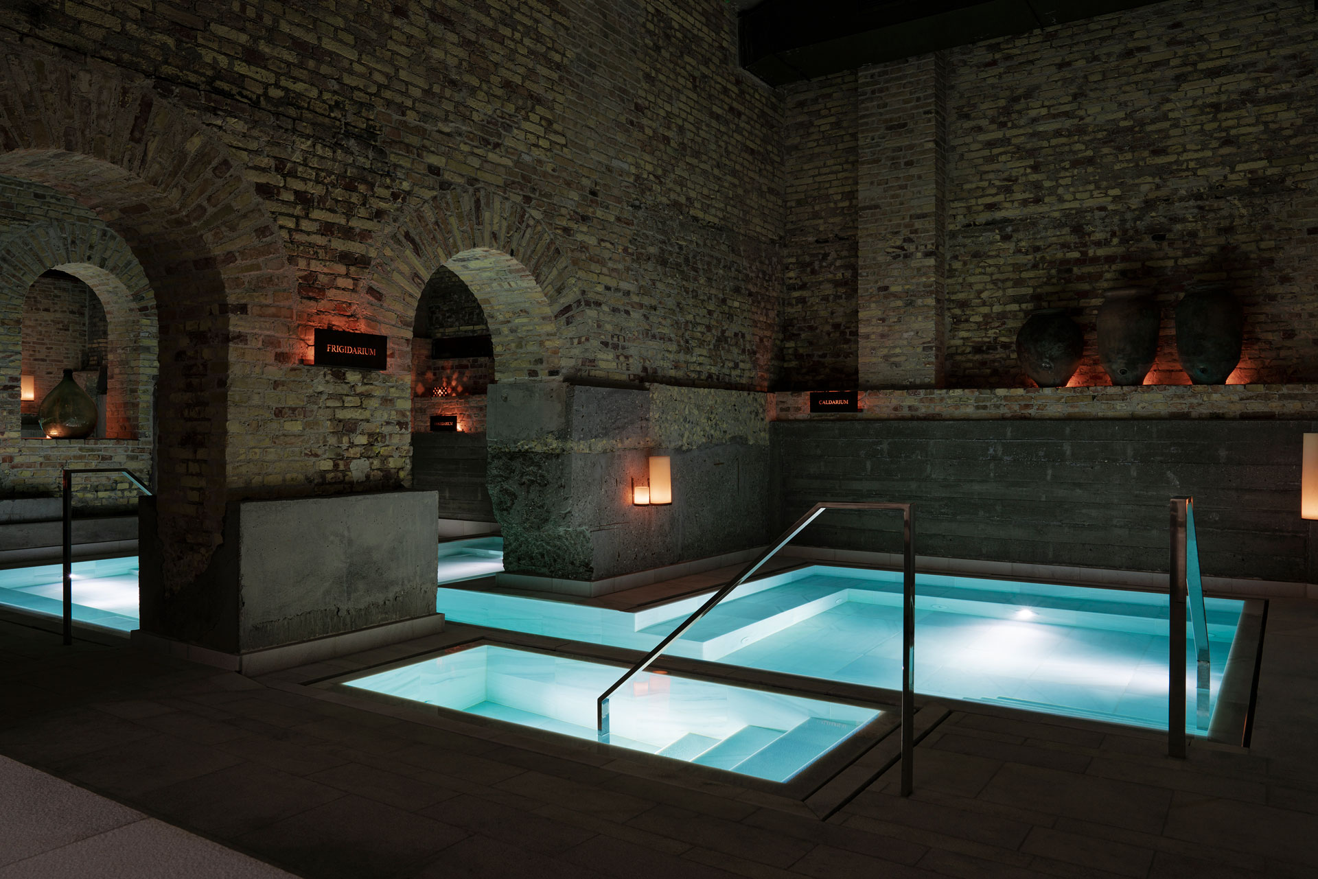 A photo from inside the Aire Ancient Bath showing a spa pool | The Best 5 Spas in Copenhagen | Amitylux Tours | Scandinavian Guided Tours | VIP & Luxury Experiences in the Nordics