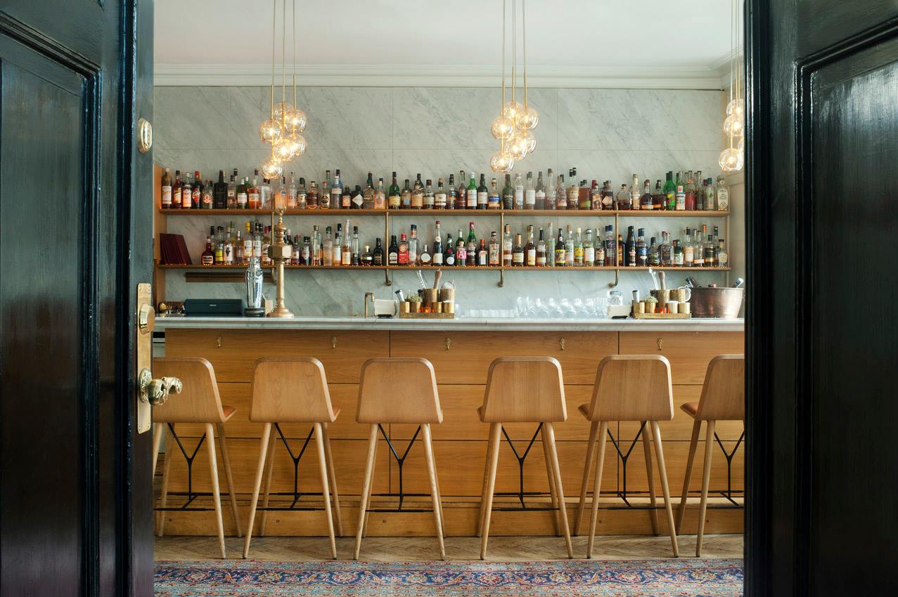 A photo of the bar of the Ruby cocktail bar | The Best 5 Cocktail Bars in Copenhagen | Amitylux Tours | Scandinavian Guided Tours | VIP & Luxury Experiences in the Nordics