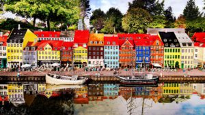 A photo of Nyhavn built by LEGO blocks | LEGO: An Awe-Inspiring And Fascinating Danish Story | Amitylux Tours | Guided City Tours | VIP & Luxury Experiences