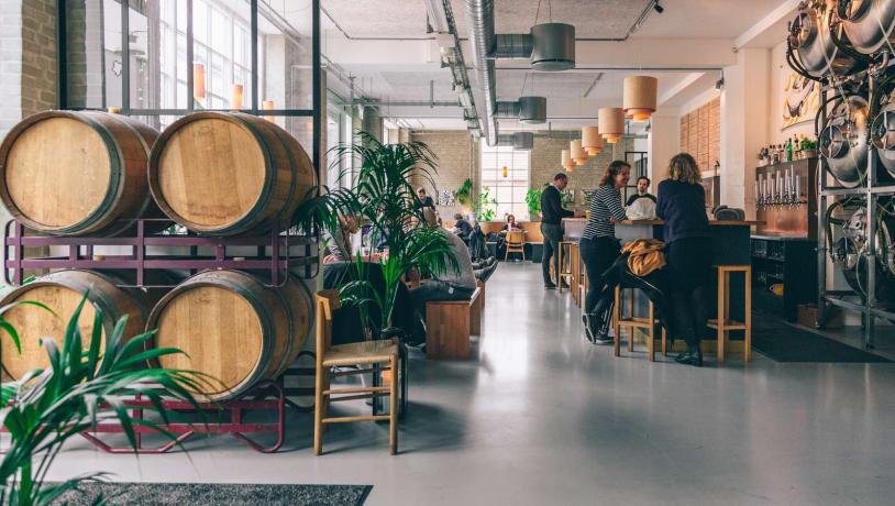 An inside photo of BRUS | The Best Beer Bars in Copenhagen: Our Top 4 Favorite | Amitylux Tours | Scandinavian Guided Tours | VIP & Luxury Experiences in the Nordics