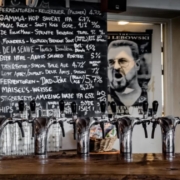 A bar photo of Fermentøren's bar showing the bar and its beer taps | The Best Beer Bars in Copenhagen: Our Top 4 Favorite | Amitylux Tours | Scandinavian Guided Tours | VIP & Luxury Experiences in the Nordics
