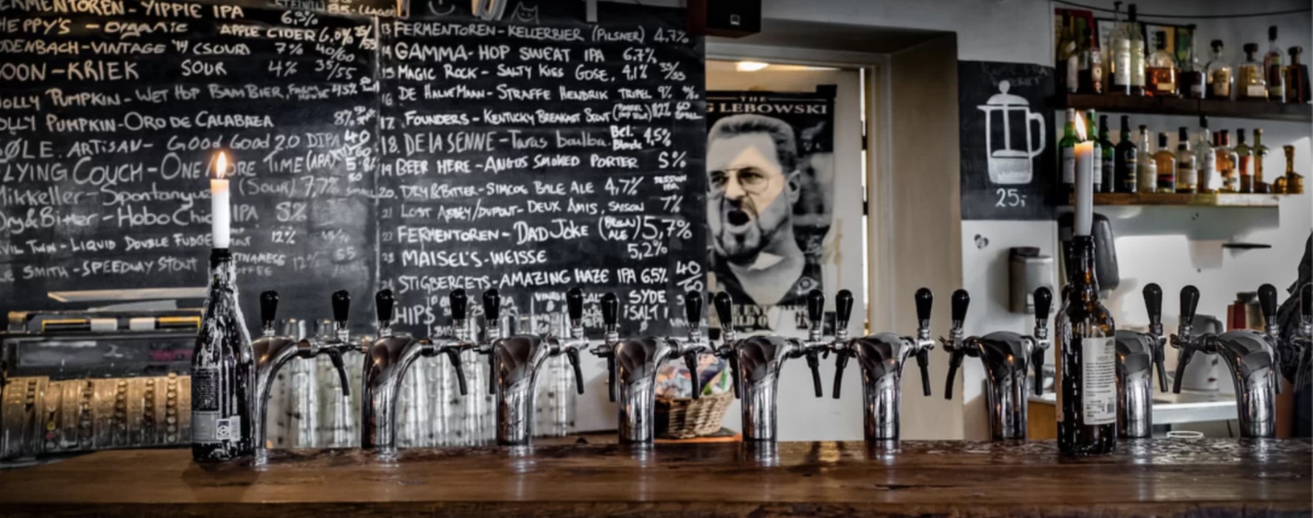 A bar photo of Fermentøren's bar | The Best Beer Bars in Copenhagen: Our Top 4 Favorite | Amitylux Tours | Scandinavian Guided Tours | VIP & Luxury Experiences in the Nordics