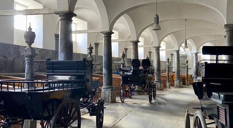A photo of inside the Royal Stables in Copenhagen | What to See in Copenhagen: The Spectacular Royal Stables | Amitylux Tours | Scandinavian Guided Tours | VIP & Luxury Experiences in the Nordics