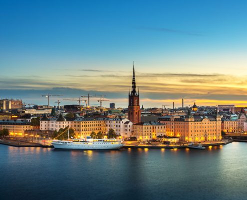 A photo of Stockholm at dusk | Stockholm Private Walking Tour | 3 Hours | Amitylux Tours | Guided City Tours | VIP & Luxury Experiences