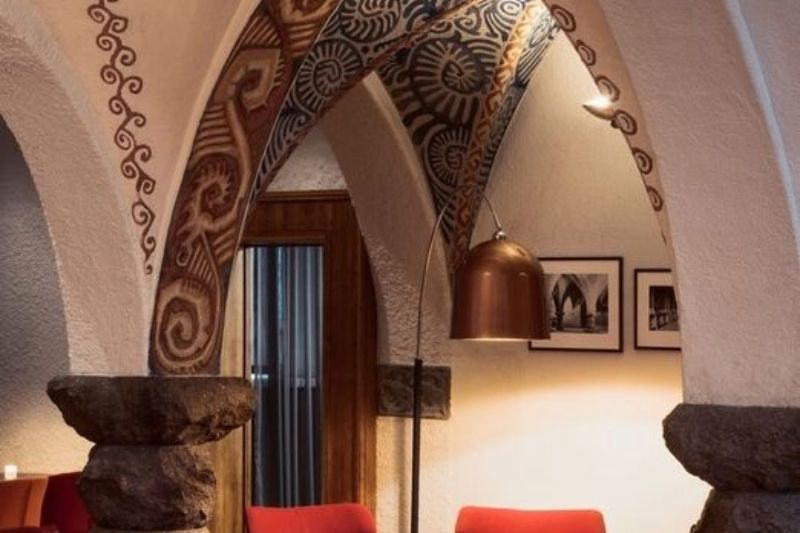 Heritage Hotels in Helsinki: GLO Hotel Art, a decorated arch