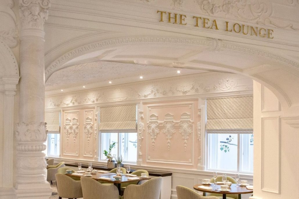 Tea in London. The best sports for tea in London in the summertime. Photo by St Ermin's Hotel on May 05, 2024. An image of The Tea Lounge at St. Ermin's Hotel