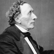 portrait of Hans Christian Andersen