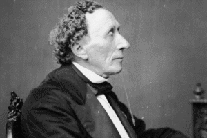 portrait of Hans Christian Andersen
