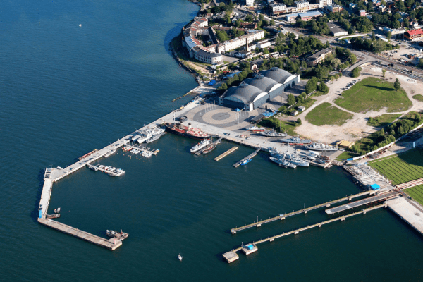 landscape of Lennusadam Seaplane Harbour in Tallinn