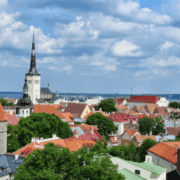 city view of Tallinn Estonia