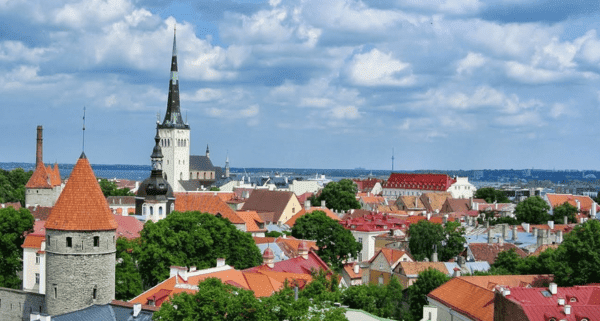 city view of Tallinn Estonia