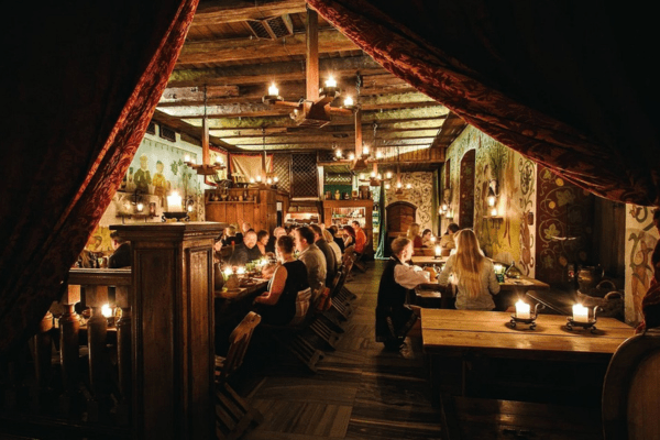 traditional Estonian restaurant in Old Town Tallinn