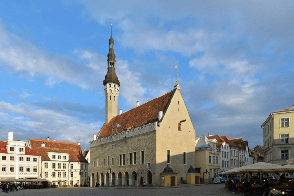 old town hall square of Tallinn