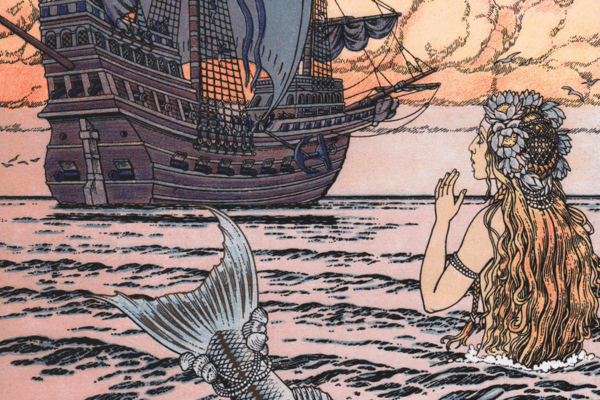 illustration of the little mermaid