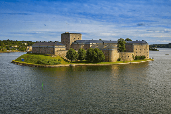 Vaxholm Fortress in Stockholm's archipelago