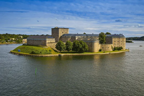 Vaxholm Fortress in Stockholm's archipelago