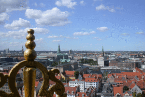 rooftop view of Copenhagen