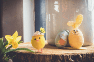 easter egghunt in the royal palace in Stockholm