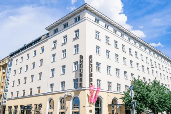 exterior of hotel Helka in Helsinki