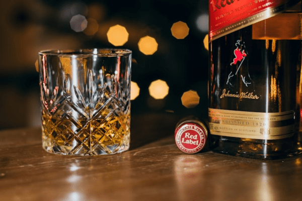 Johnnie Walker whisky in Edinburgh