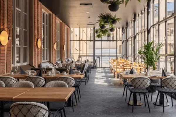 Breakfast dining area of Scandic Grand Central Helsinki