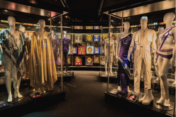 ABBA's stage costume and records