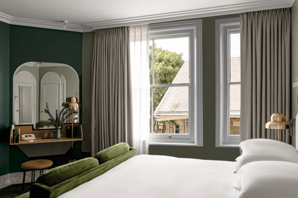 Henrietta Hotel's guest room in London