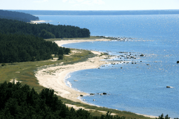 sandy beach in Hiiumaa island