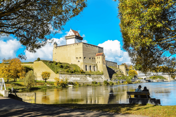 Narva castle in Estonia