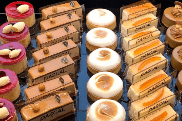 display of various pastries