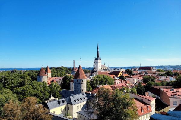 Tallin's old town from above