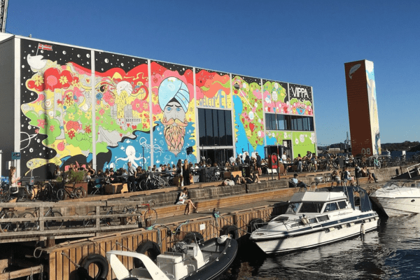 harbour view of Vippa in Oslo