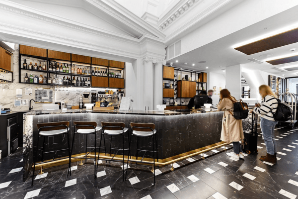 lobby of Z Hotel in London