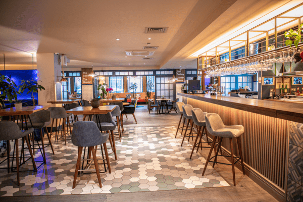 bar and restaurant of The Corner London City