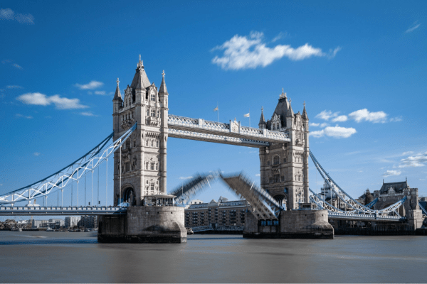 Tower bridge in London