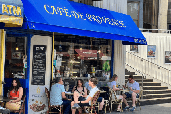 street view of cafe de provence in London