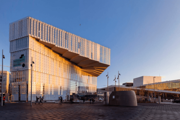 Deichman Bojorvika library in Oslo