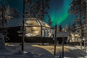 igloo hotels with northern lights