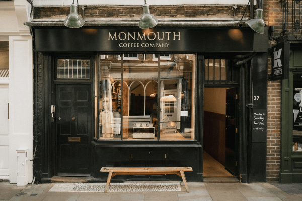 street view of Monmouth Coffee in London