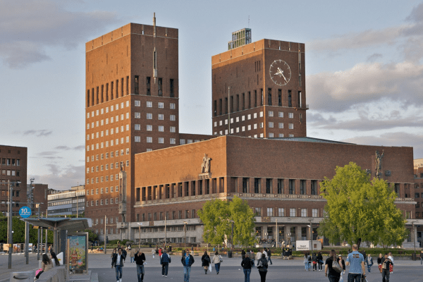 Oslo city hall building