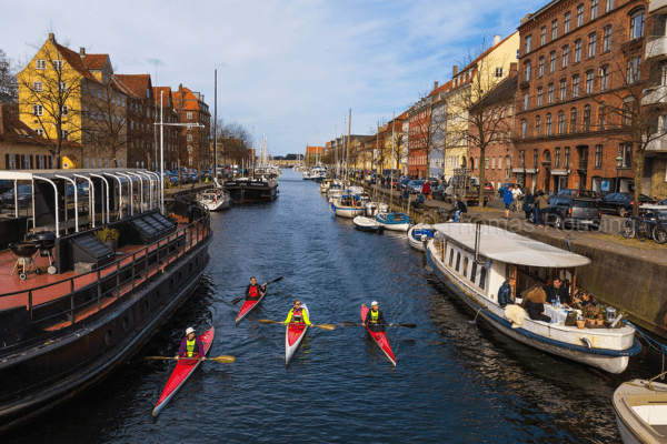 Christianshavn canals in Copenhagen