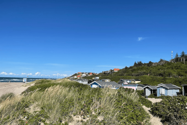 a sandy beach in North Zealand, Denmark