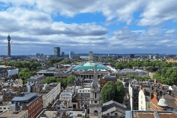 The Post Building Roof Garden in London