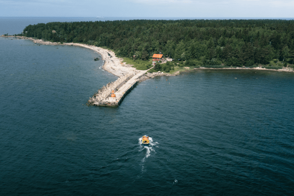 Aegna Island from above