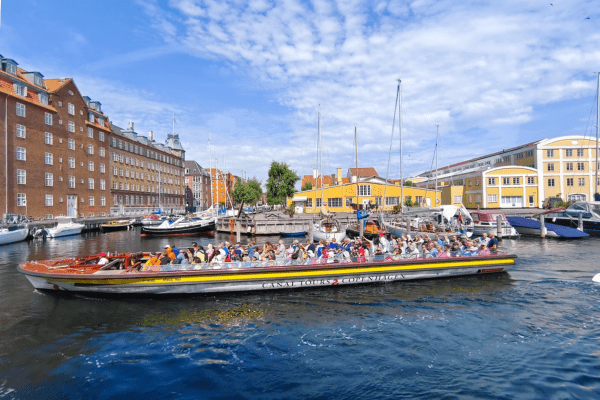 a boat tour in nyhavn