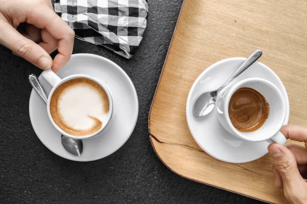 coffees on a table