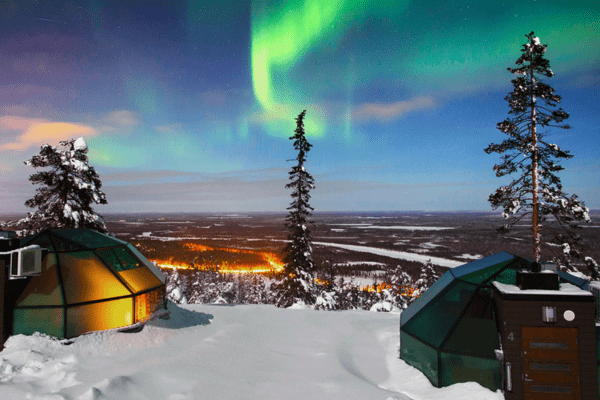 Levin Iglut hotel in Lapland Finland